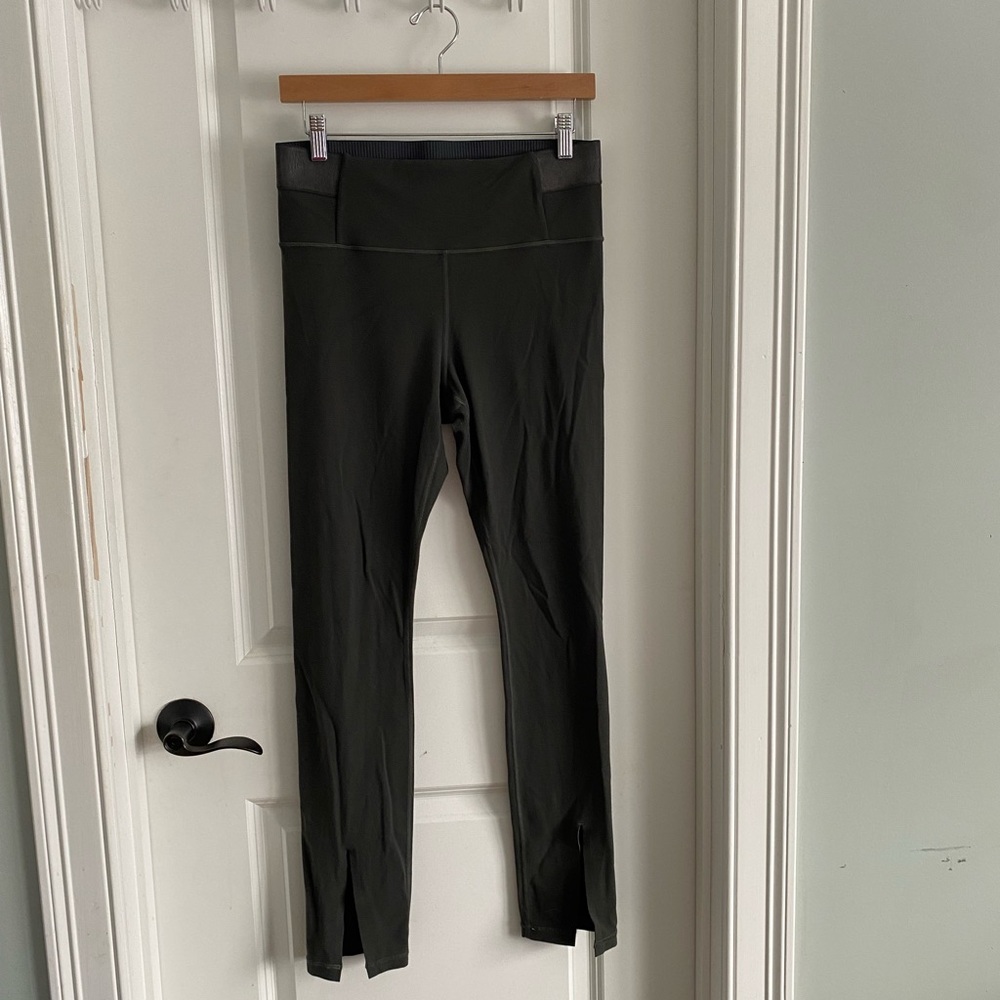 Athleta Aura Split Pant in Charcoal